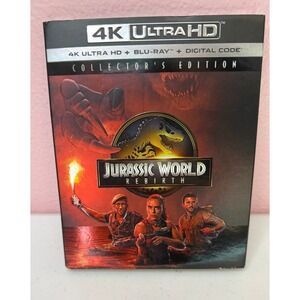 Jurassic World Rebirth 4K Ultra HD Blu-ray Digital Collector's Edition New